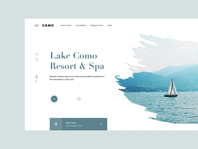 Lake Como UI branding design inspiration lookbook ui ui design ux ux design web web design