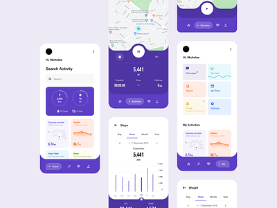 Health App V2 by Nicholas Ergemla for Awsmd on Dribbble