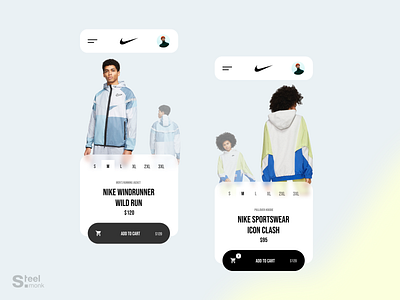 Nike Store Mobile UI