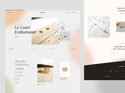 Almasika 2 brand design inspiration interaction jewelery luxury luxury shop market shop shop ui store ui ui design ui store ux ux design web web design