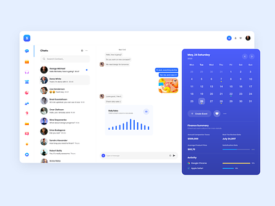 Sboard UI brand chat chat app chat design chat ui dashboard dashboard ui design inspiration interaction message messenger messenger design ui ui design ux ux design web web design