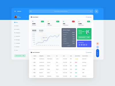 Collector Dashboard UI by Nicholas Ergemla for Steelmonk on Dribbble