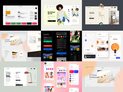Top Nine Shots Of 2020 brand design inspiration interaction ui ui design ux ux design web web design