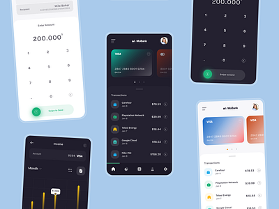 MoBank 2 app app design bank bank app bank card banking banking app design inspiration ui ui design ux ux design wallet wallet ui