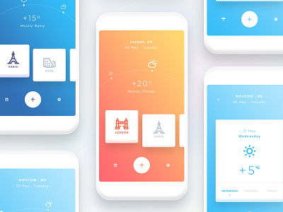 Weather Daily UI daily design daily ui design portfoli design poster ui weather weather design web