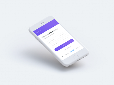 Personal 07: Viberonline - Login by Nicholas Ergemla on Dribbble