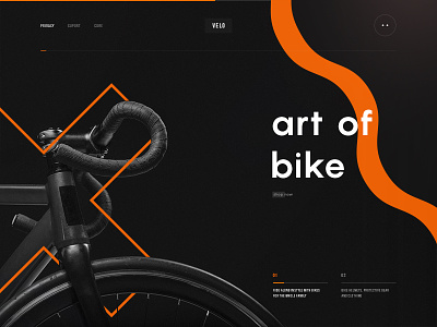 VELO - Daily Ui bike bike design bike ui design inspiration velo web web design