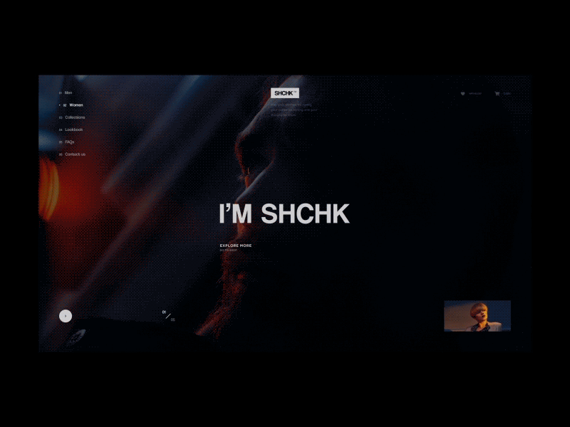 Shchk Interaction brand design inspiration interaction lookbook motion portfolio transition ui