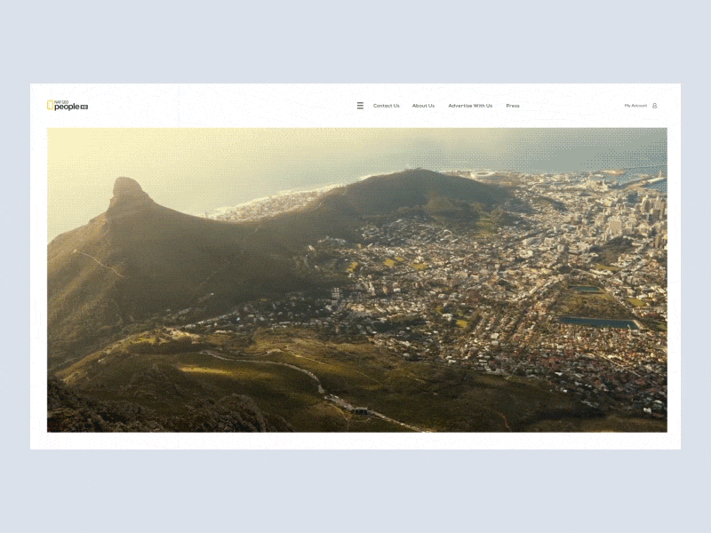 Nat Geo People - Loading brand design inspiration interaction lookbook motion portfolio transition ui