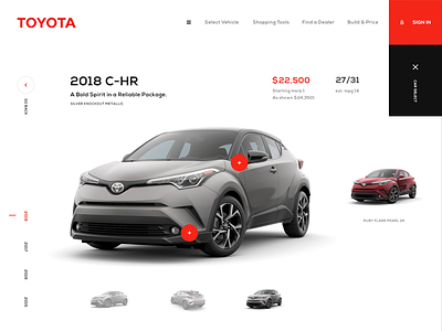 Toyota Xperience brand daily design ergemla inspiration ui ui design ux web web design