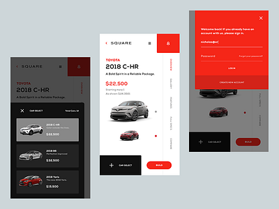 Toyota Experience 2 brand clean daily design ergemla icon illustration inspiration logo minimal shop ui ui design ux ux design web web design