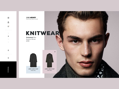 Joe Henry brand clean daily daily ui design ergemla fashion inspiration lookbook minimal photography portfolio shop ui ui design ux ux design web web design