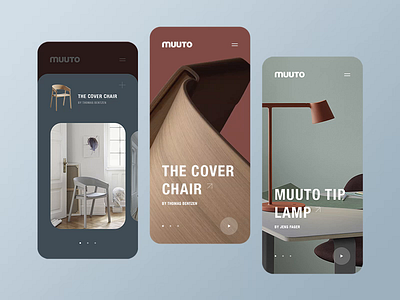 Muuto Store #3 brand clean design ergemla inspiration interaction lookbook minimal motion shop transition ui ui design ux ux design web web design