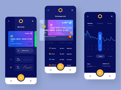 Chainlink Exchange crypto crypto currency crypto ui dasboard dashboard design dashboard template design inspiration ui ui design ux ux design web web design