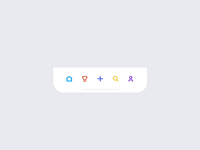 Navbar - Simple UI Interaction animation design inspiration interaction minimal simple ui transition ui ui design ux design web