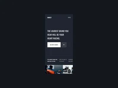 Harley 2 design inspiration interaction transition ui ui design ux ux design web web design
