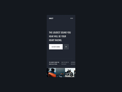 Harley 2 design inspiration interaction transition ui ui design ux ux design web web design