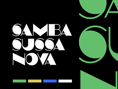 Samba Sussa Nova playlist cover album cover bossa nova brazil graphic design illustration music personal playlist samba spotify type typography vynil