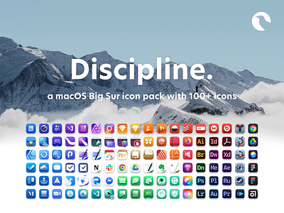 Discipline. - a macOS Big Sur icon pack with 100+ icons