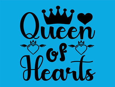Queen Of Hearts branding design fathers day fathers day svg graphic design illustration logo queen queen of hearts svg t shirt ui vector