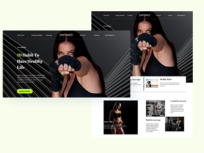 Fitness Landing Page