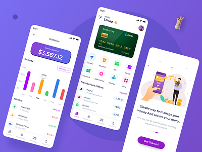 Financial Mobile App Design