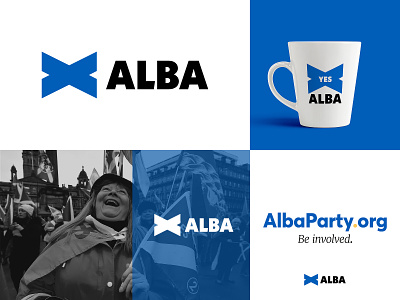 ALBA brand identity branding design graphic design identity design logo political branding