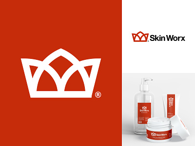 Skin Worx brand brand identity brand refresh branding design graphic design identity design logo rebrand rebranding