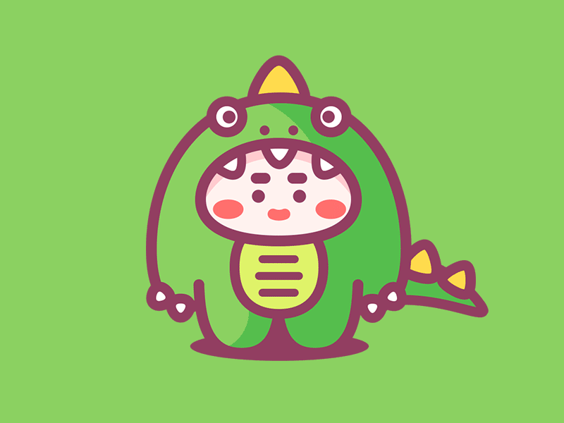 tongyan branding brand branding character childhood color conine cute design icon illustration mascot vector