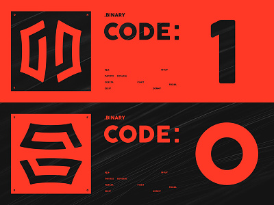 sihe logo big date binary system brand character conine design icon illustration intelligent building logo