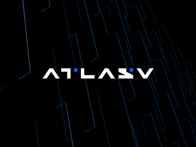 Atlasv logo concept 01 brand branding conine design icon logo typography vector