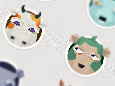 Animal Avatar avatar dog icon monkey moo cow