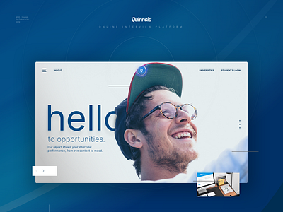 Quinncia.io app branding dashboard design interview landing design landingpage logo score ui ux website