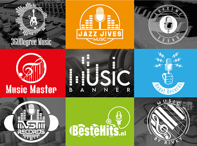 music logo 3d animation branding graphic design logo motion graphics