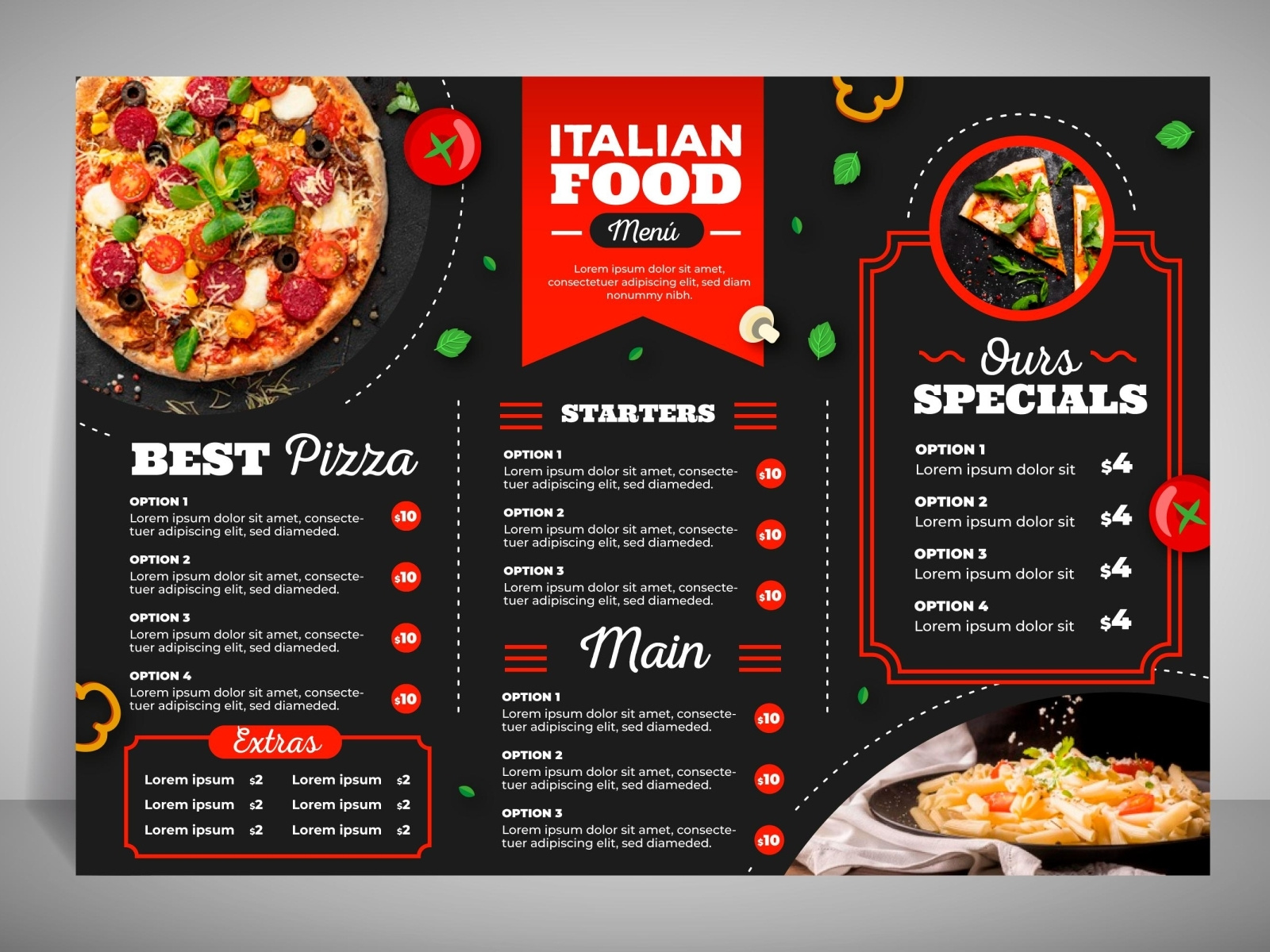 Menu Card Design By Abdul Hasib On Dribbble