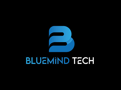 bluemind tech logo 3d animation branding design graphic design illustration logo motion graphics vector