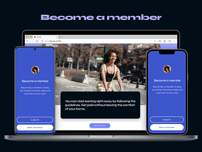 Become a member #1 2022 3d analog animation branding design fxr graphic design illustration iphone logo mockup motion graphics phone phpne ui we web design webdesign website