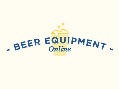 Beer Equipment Online bar beer brewing drink e commerce glass logo