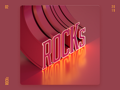 3D Isometric Lettering - Spotify Playlist 02