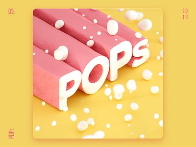 3D Isometric Lettering - Spotify Playlist 03