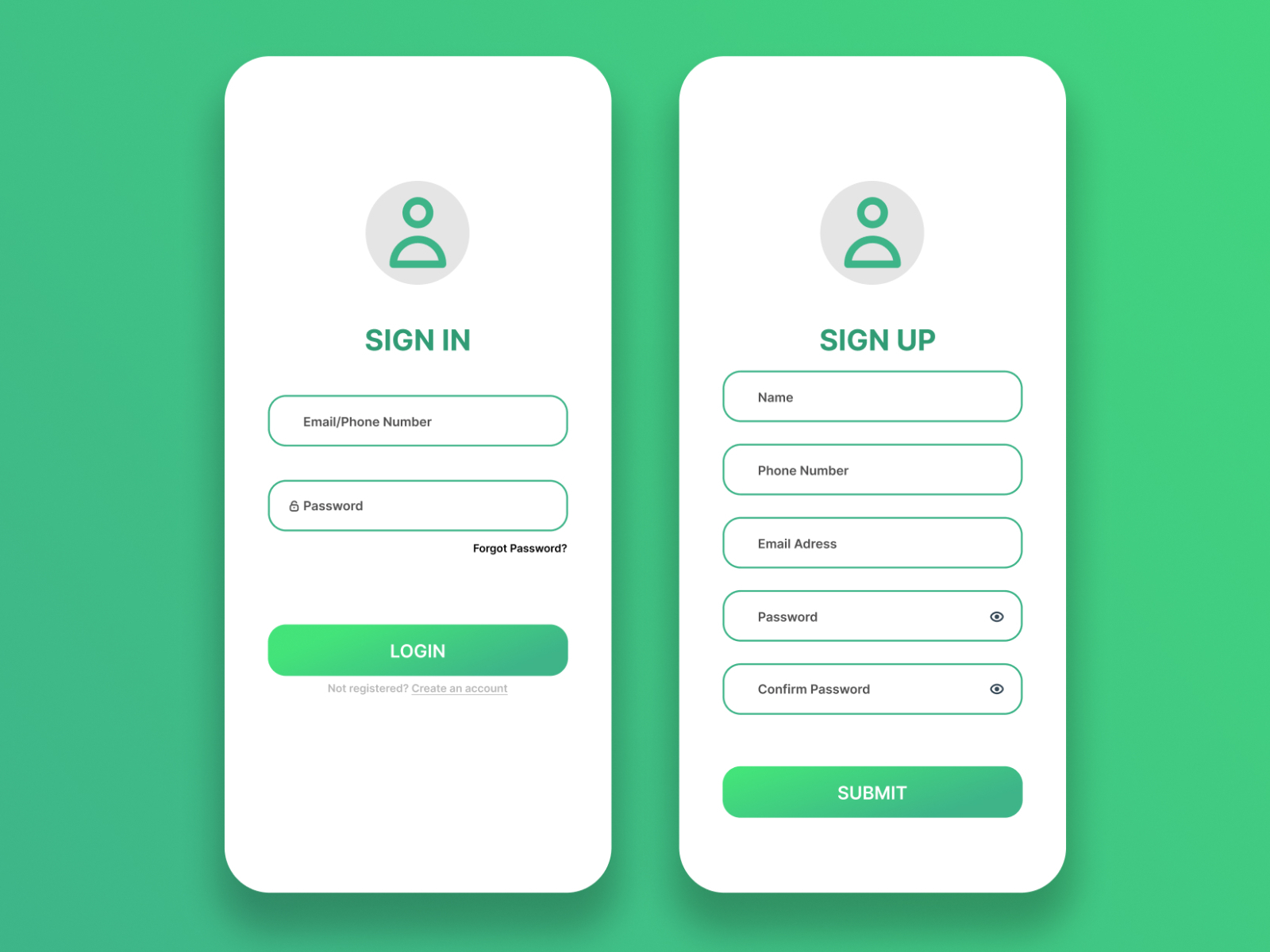 SIGN IN/SIGN UP by Adedoyin Aderinwale on Dribbble