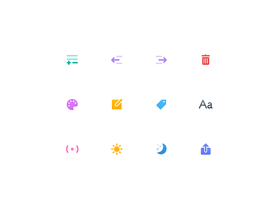 Interface icons