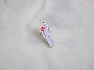 'This Heart of Mine' Enamel Pin