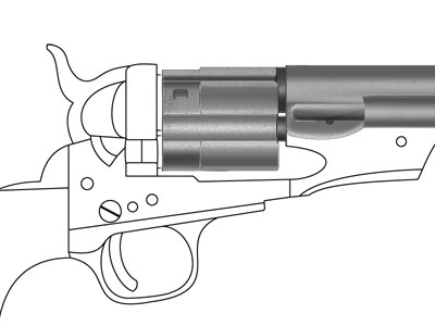 Colt bang bang grey illustration