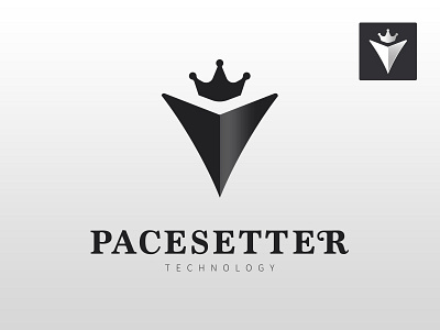 Pacesetter Dribbble identity logo