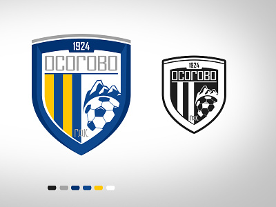 Logo GFK Osogovo branding club corporate id football gfkosogovo kocani logo logoart osogovo sportclub webdesign