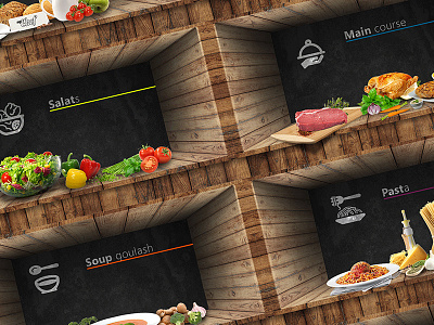 MyChef Menu Concept App for Cooking and Recipes android app chef design kitchen menu phone recipes tasty uidesign