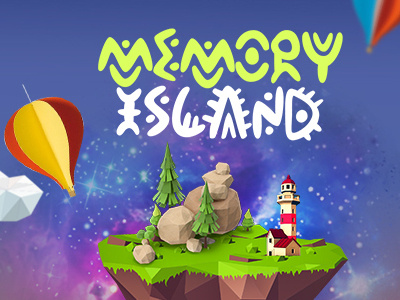 memory island play store cover android game app brain brain training game island memory memory game memory island mental training play store puzzle