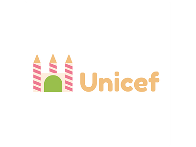Candy store "Unicef" adobe illustrator branding candy graphic design logo logotype
