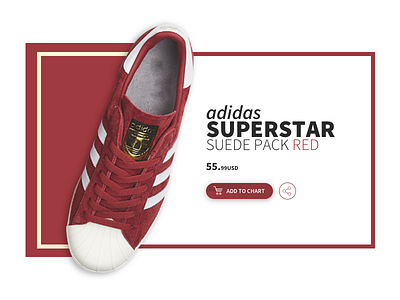 Product Card Redesign adidas button buy now card product card redesign shoe super star ui ui design